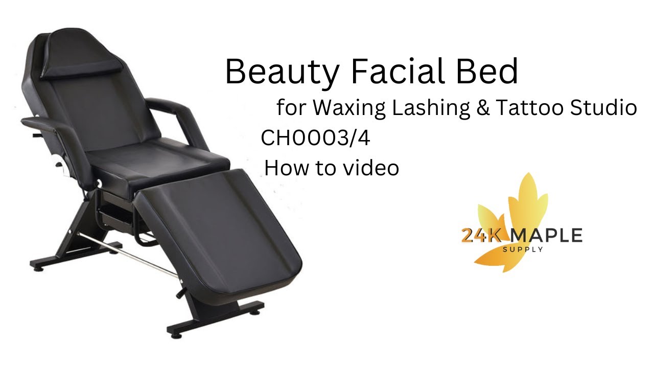 How to Install a Beauty Facial Bed - CH0003/CH0004 - 24K Maple Supply
