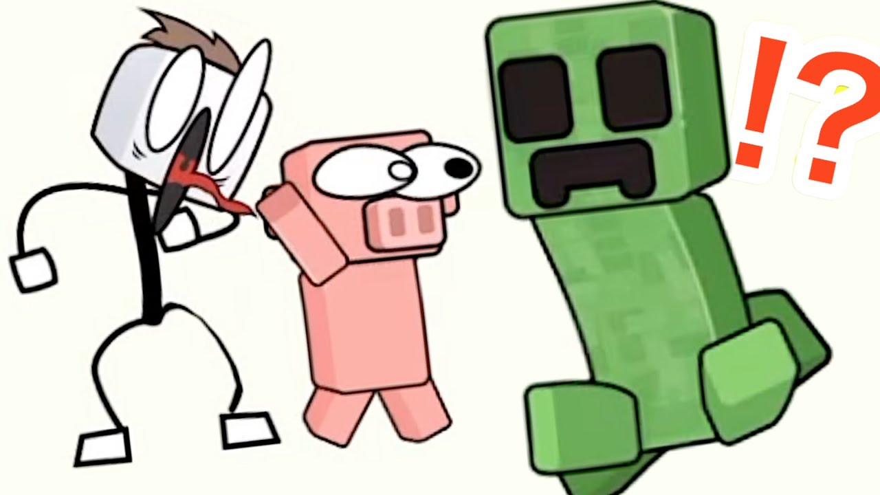 マイクラみたいな世界で絵の一部を消して謎を解くゲームが面白い【 Stickman Craft 】