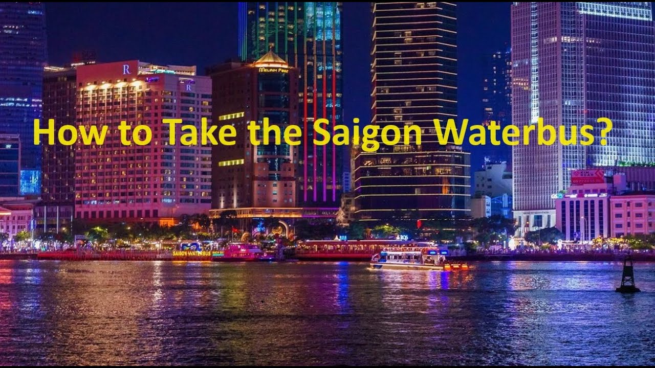 Experiencing Saigon Water Bus at night