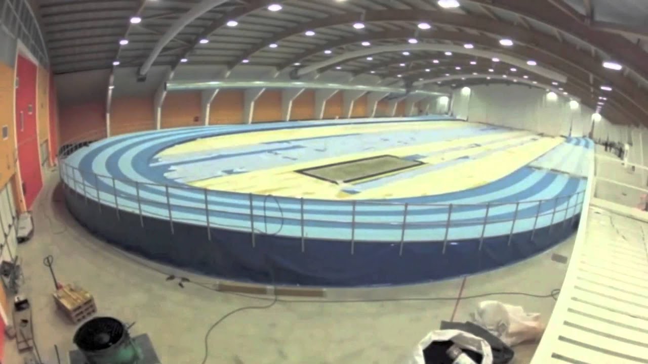 Nuova pista indoor Padova - montaggio e inaugurazione