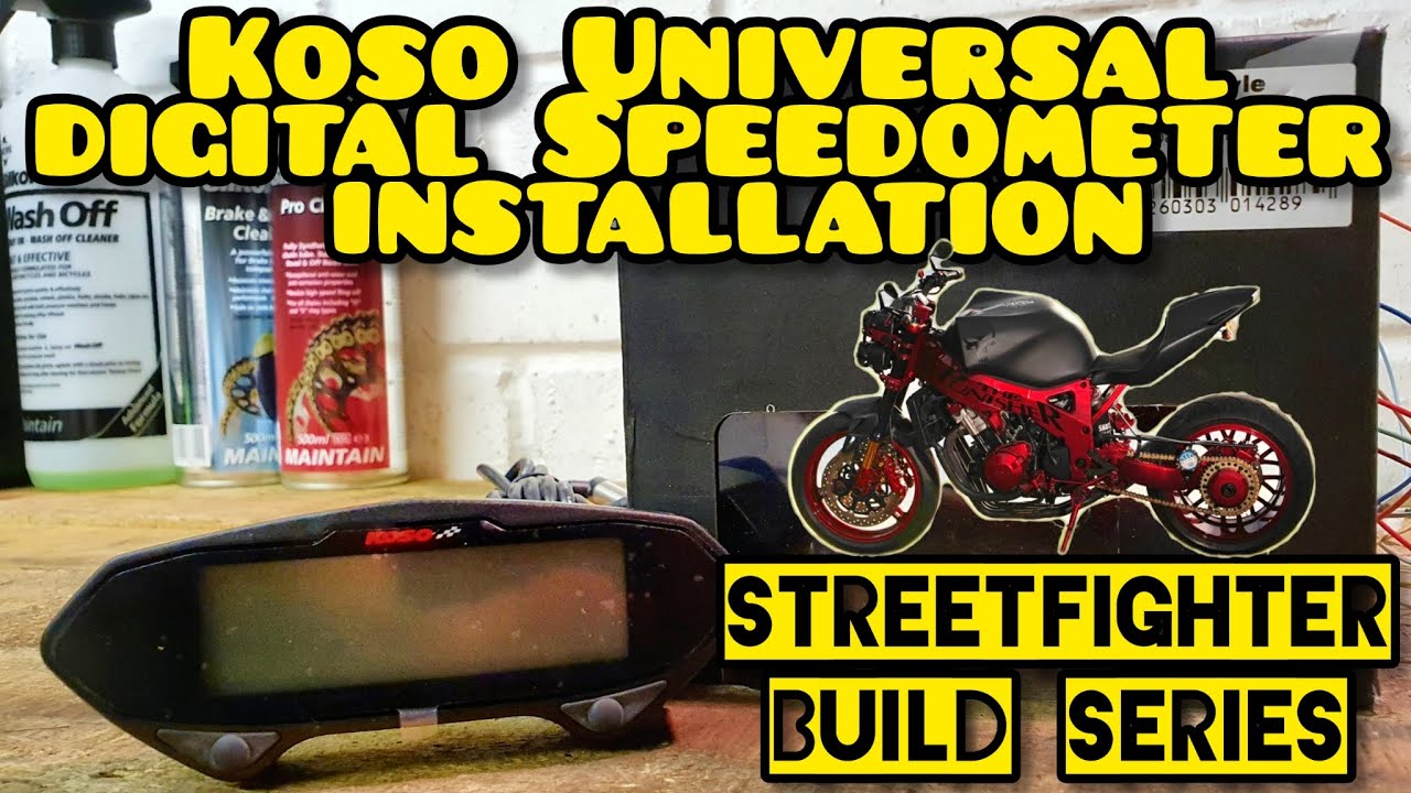 Koso Digital Speedometer Installation - CBR900 Streetfighter Build Series