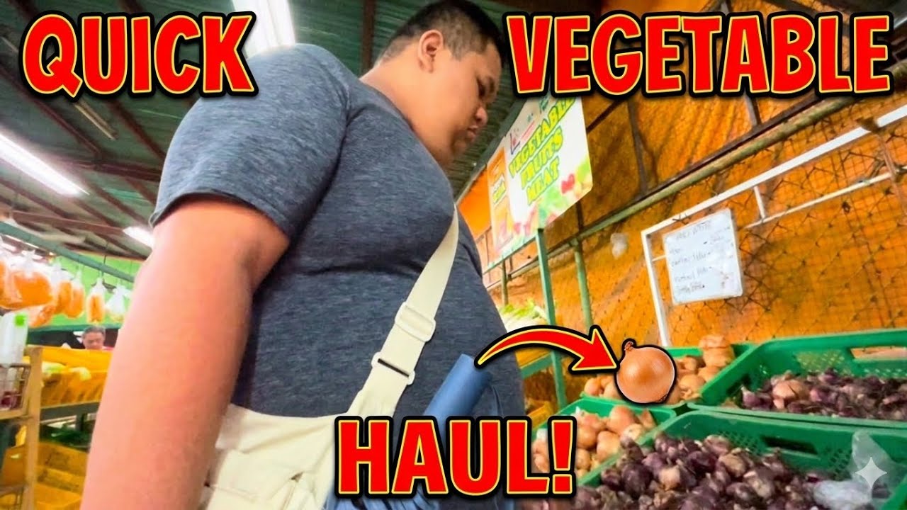 Quick Vegetable Haul fam of 3! Jollibee after 😍