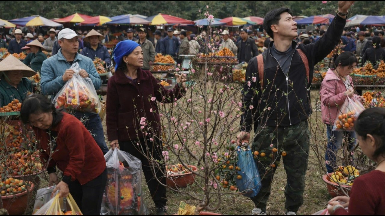 Trieu Khang helps a lonely elderly woman decorate for tet – A heartwarming new year