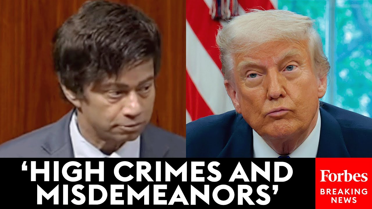 BREAKING NEWS: Shri Thanedar Reads Out Articles Of Impeachment Against Trump On The House Floor