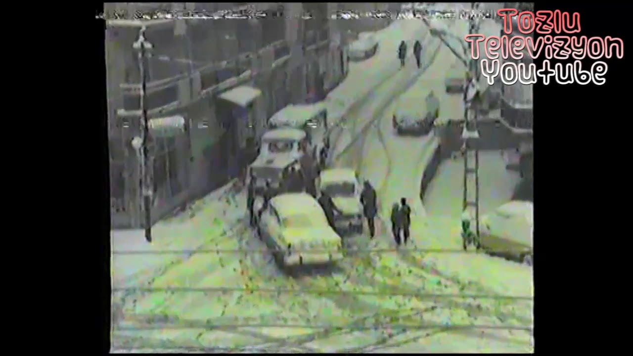 1983 Senesinde Bursa'ya Yağan Kar  ÇARŞAMBA PAZARI