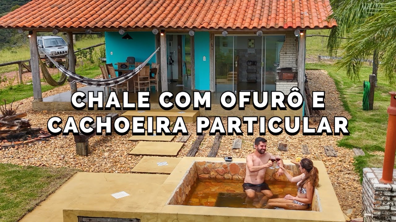 Chalés na Serra da Canastra com cachoeira particular