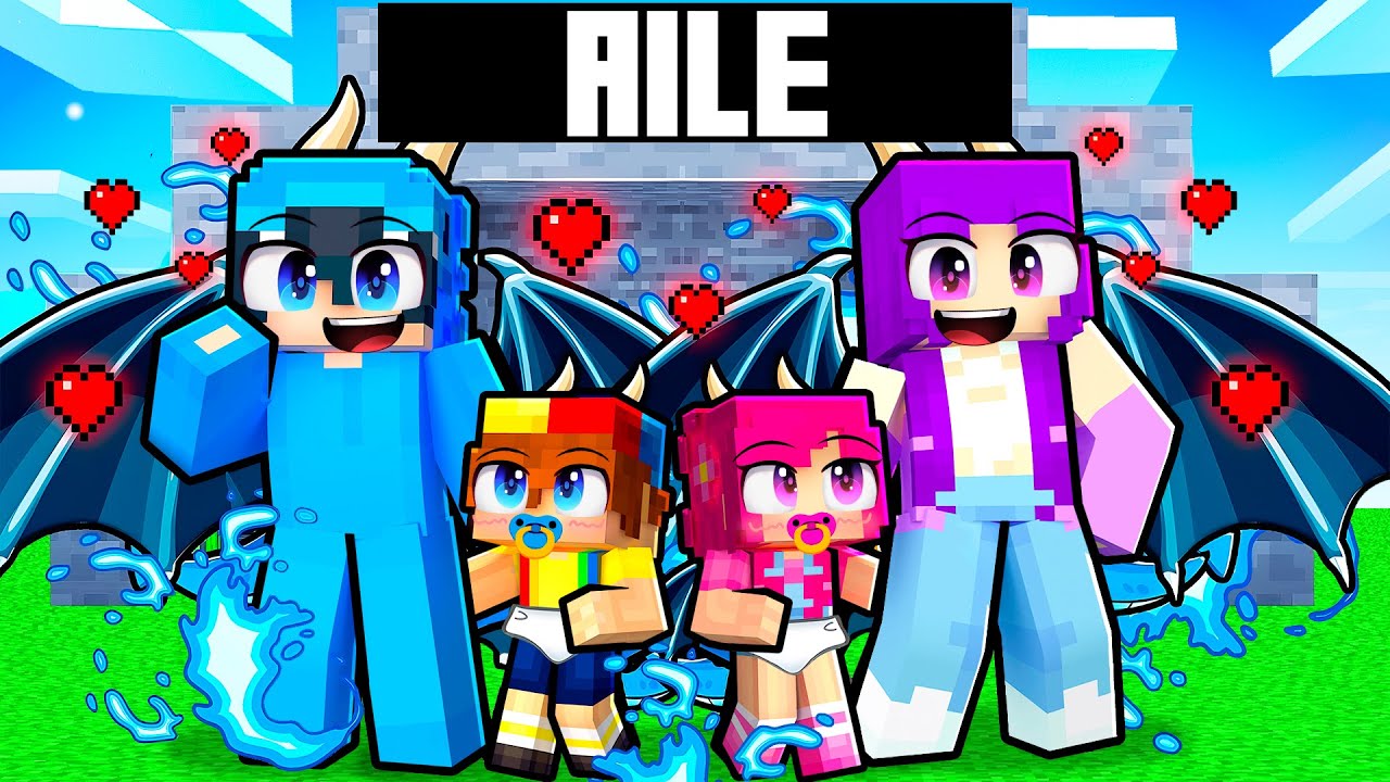 Minecraft'ta EJDERHA AİLESİNE SAHİP OLDUM!