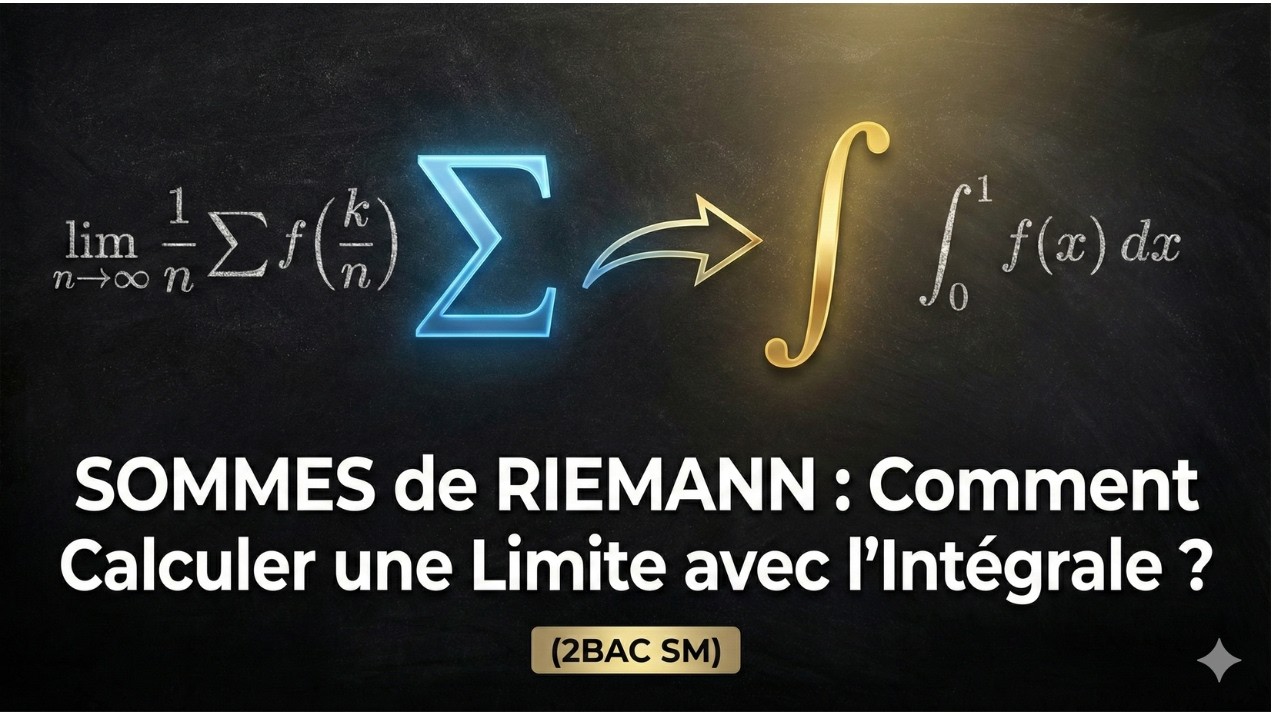 Sommes de Riemann : Calcul de Limite – Correction Détaillée de la Question 2 | 2BAC SM