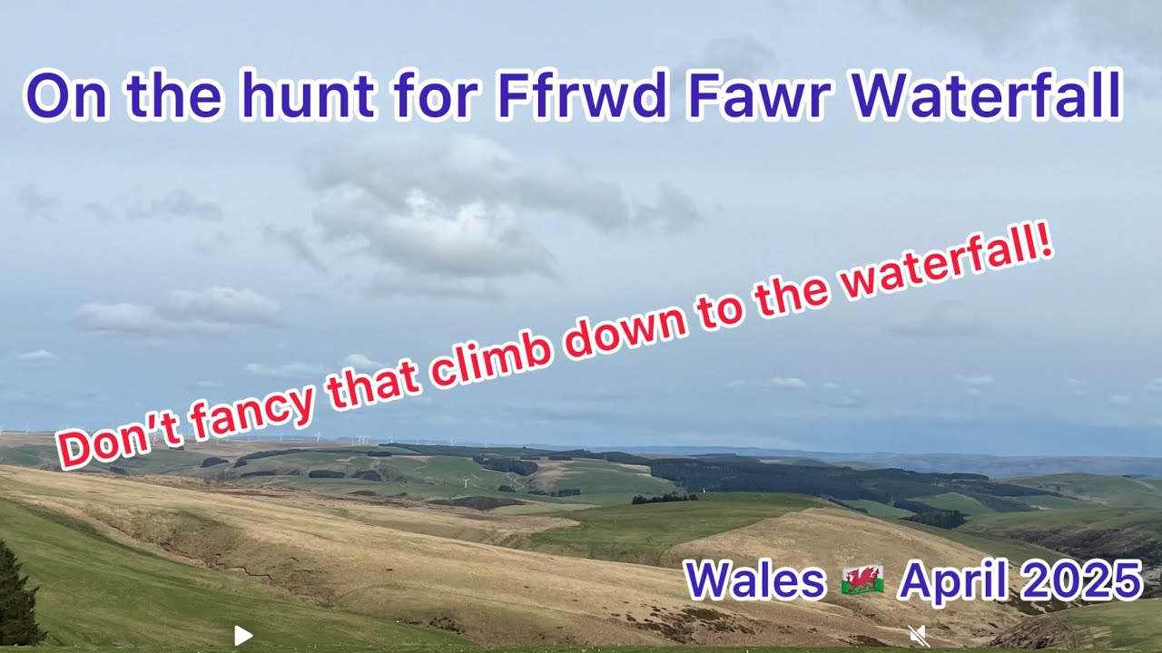 Dylife Gorge is simply stunning but the climb down to the Ffrwd Fawr waterfall is not easy!
