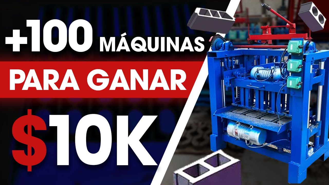 ☑️ 100 Mejores MÁQUINAS para ganar DINERO 💸 | Ideas de Negocios 2024 - 2025