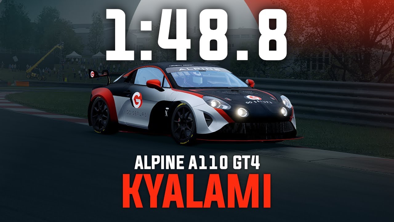 Kyalami 1:48.8 - Alpine A110 GT4 - GO Setups | ACC 1.10.2