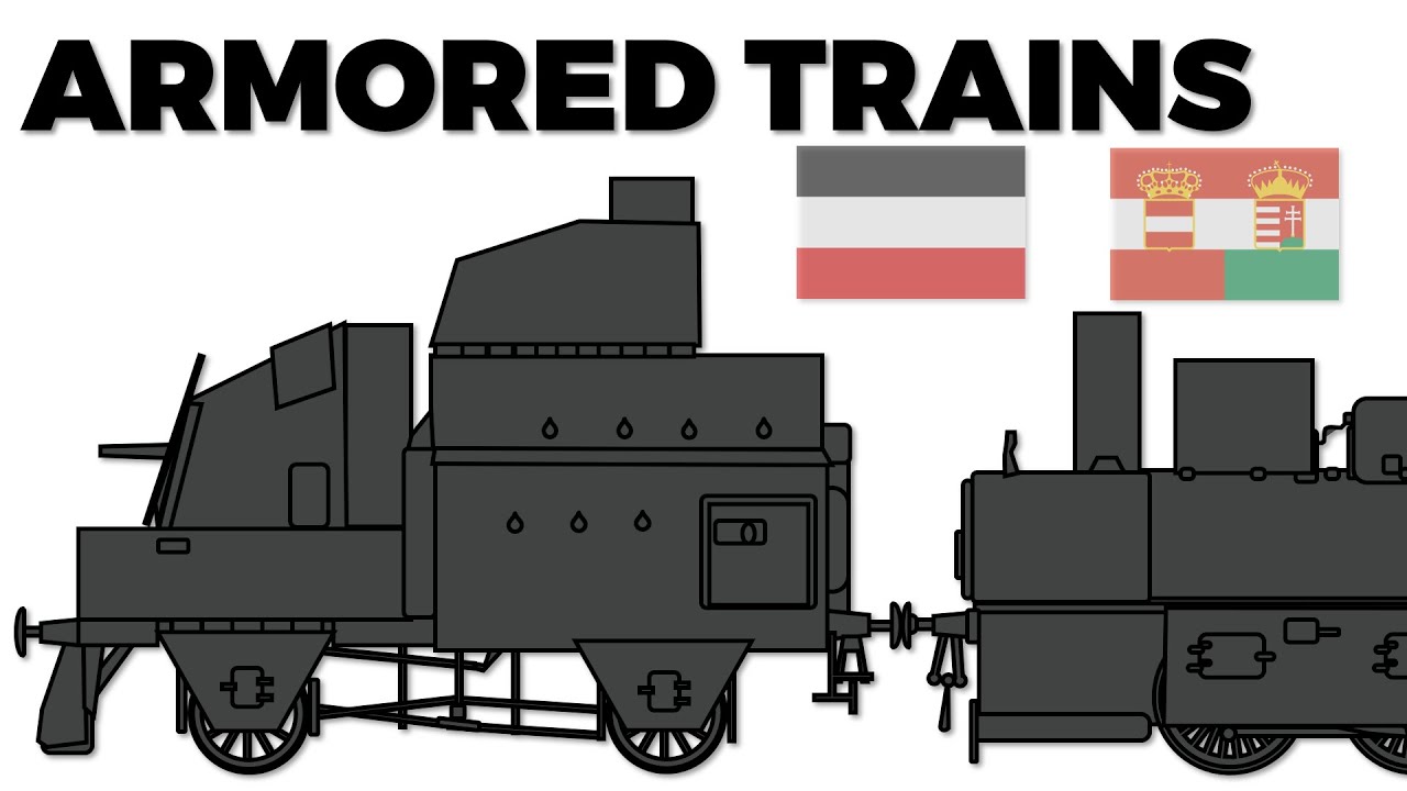 Armored Trains in World War 1 - Germany & Austro-Hungary featuring The Great War Channel