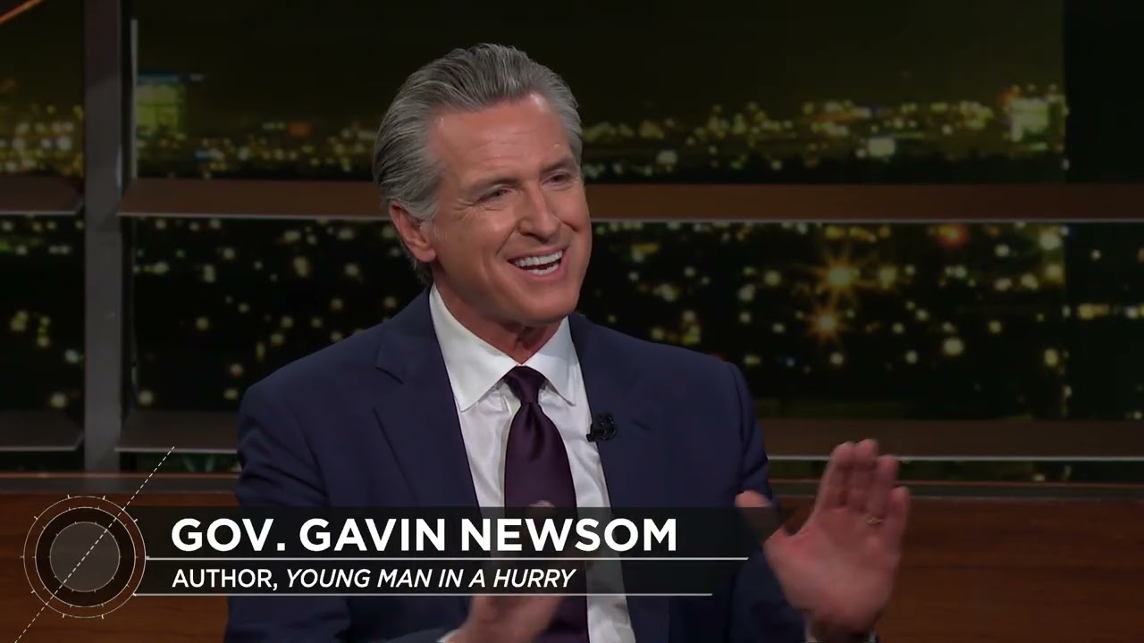 Gavin Newsom on Mirroring Trump | Real Time with Bill Maher (HBO)