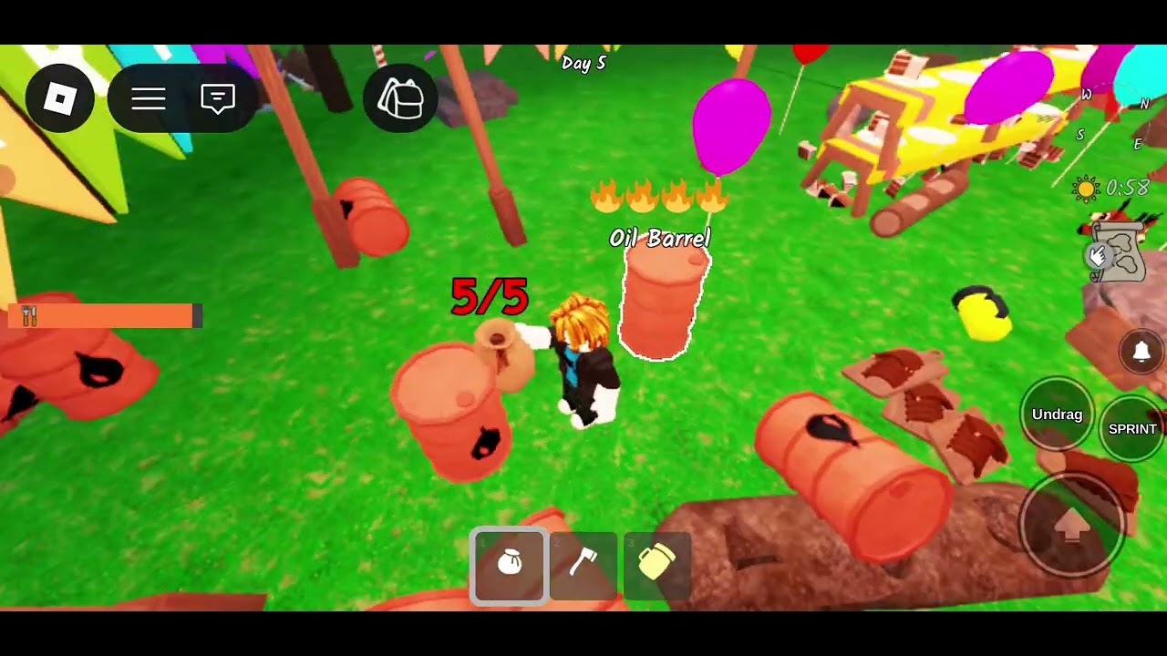 Playing the new update in 99 nights in the forest this week