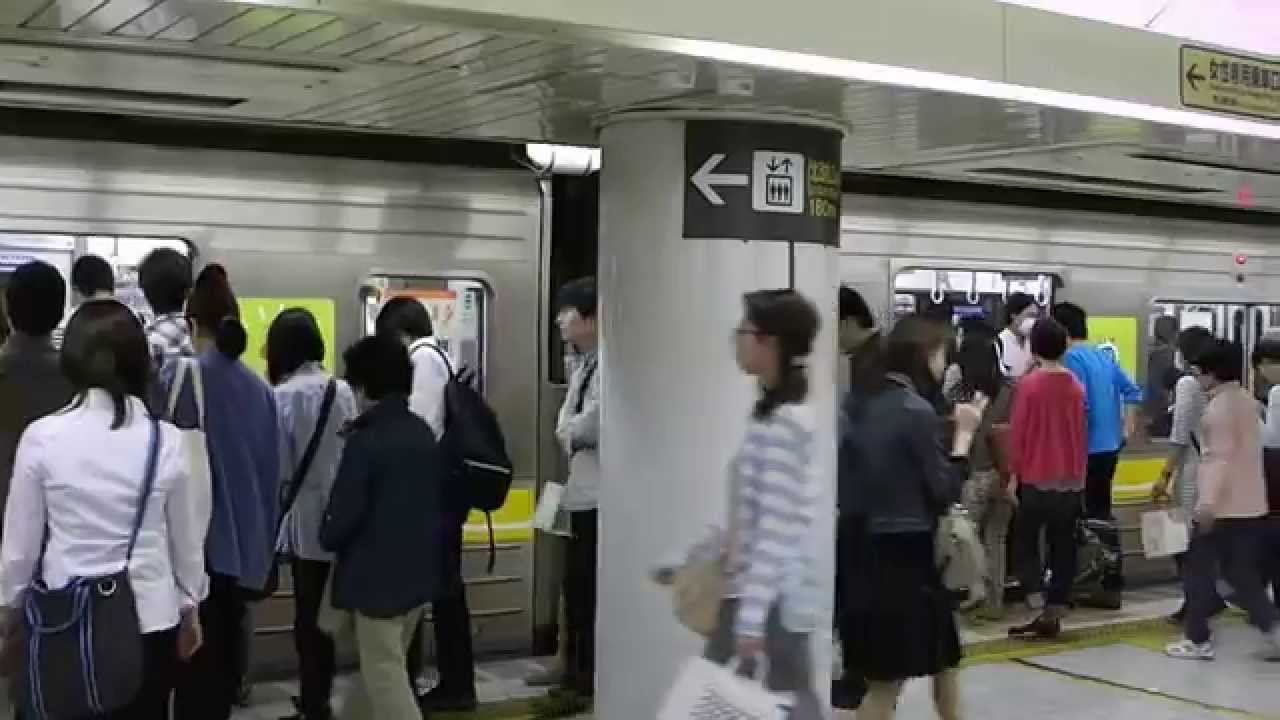 地下鉄東山線　名古屋駅　藤が丘ゆき　到着～発車