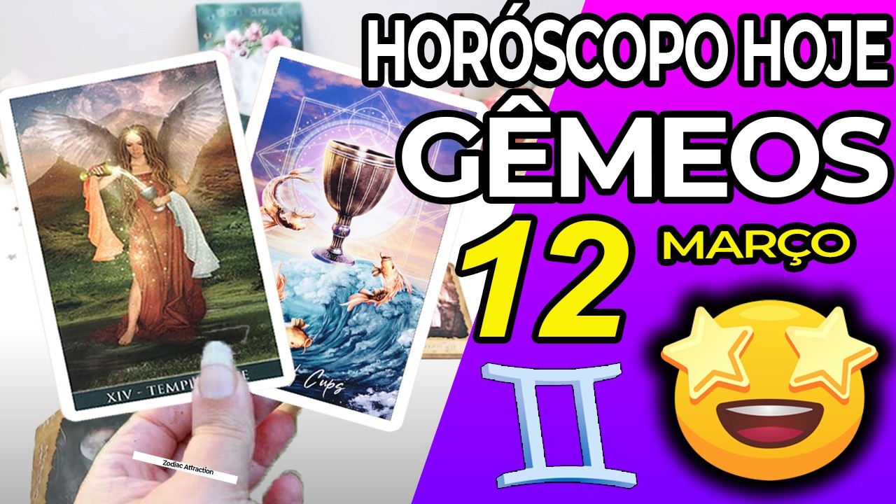CHEGA UMA SURPRESA 💖 Gêmeos ♊ 12 Março 2026 | Horoscopo do dia de hoje ♊ Tarot Gêmeos