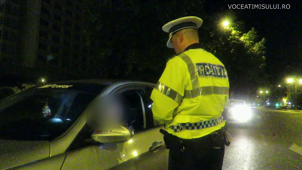 Baut, drogat si cu gura mare! Asa l-au prins politistii pe un conducator auto, la Timisoara
