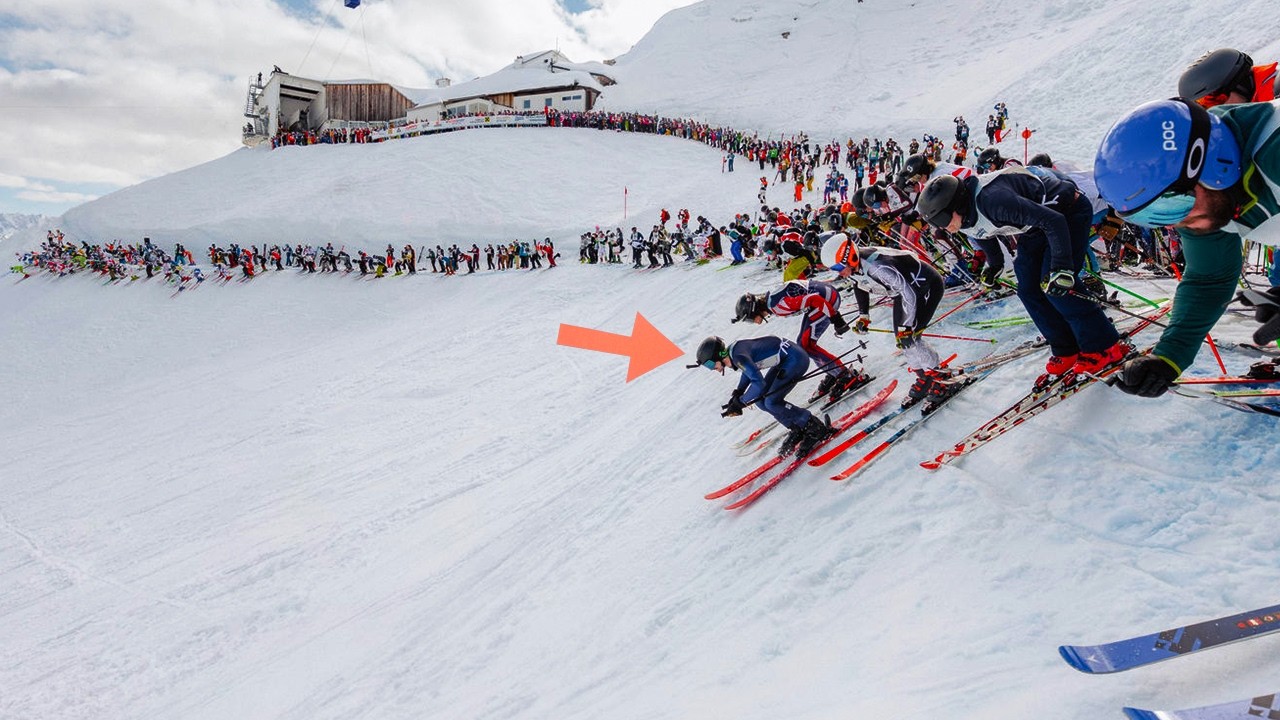 I Raced Against 554 Skiers - The White Rush (Uncut POV)