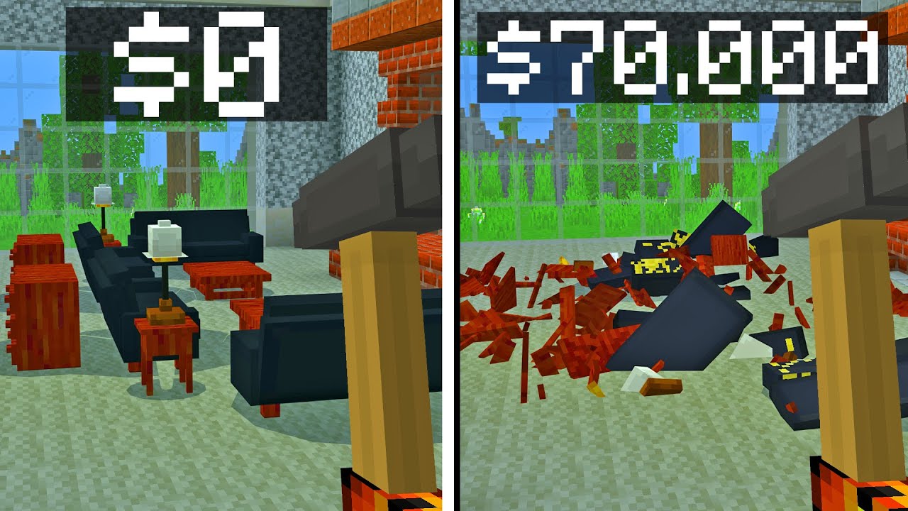 Jeg ØDELÆGGER For $70.000 Med En HAMMER I Minecraft!