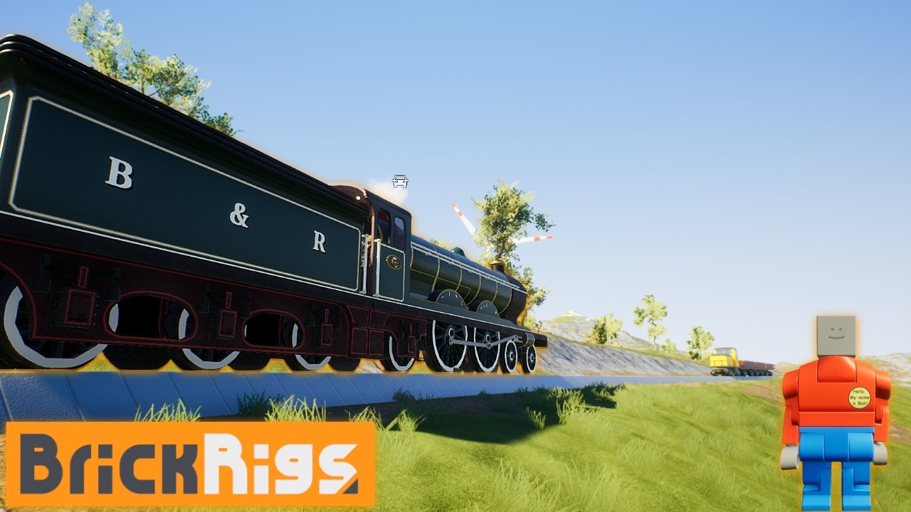 Destoying Trains with a Train in Brick RIgs