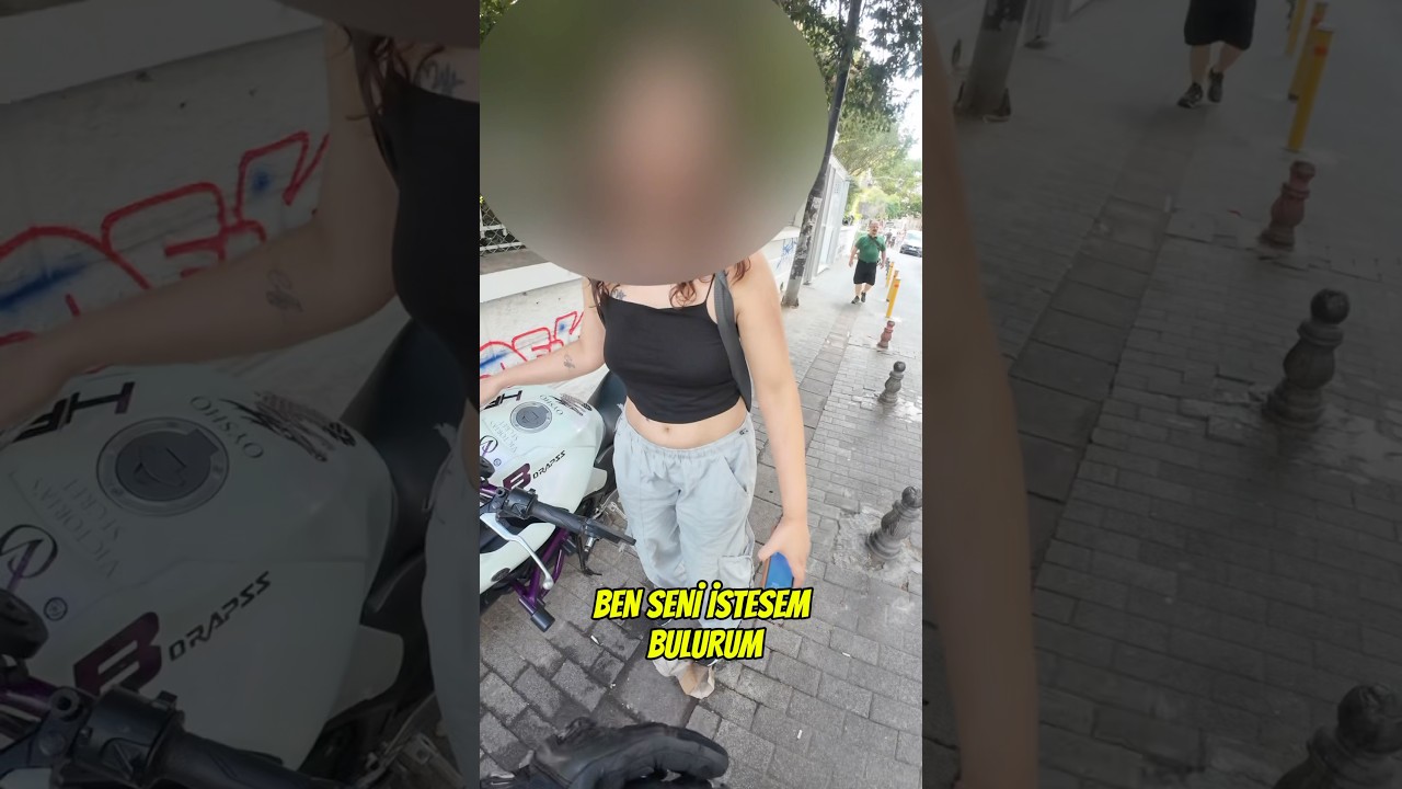 SAPLANTILI KIZ BELA OLDU 😈 #motor #motovlog #motosiklet #motorcular #motosikletkazaları #kızlar