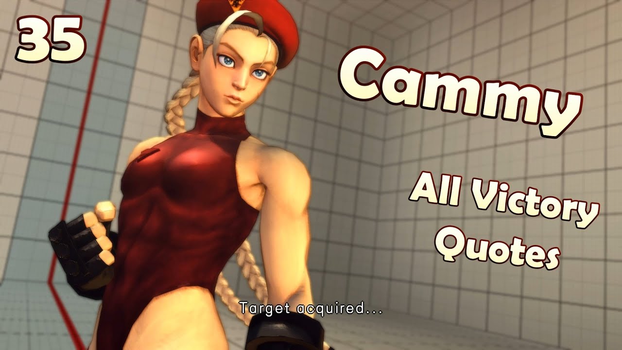 Cammy - All Victory Quotes ( ARCADE MODE ) / Ultra Street Fighter 4