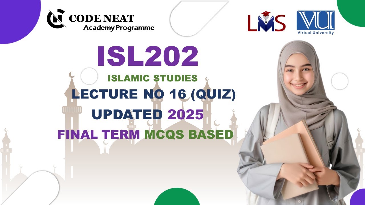 ISL202 Lecture #16 MCQs_Practice | VU_Finalterm_Quick_Prep | Important_Quizzes & MCQs | codeneat.com