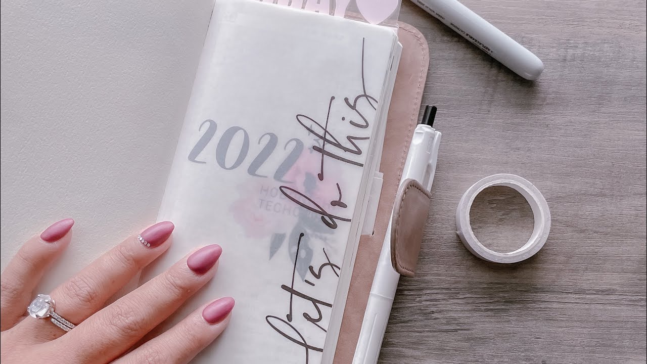 2022 Hobonichi Weeks- How to tip in vellum/dashboards