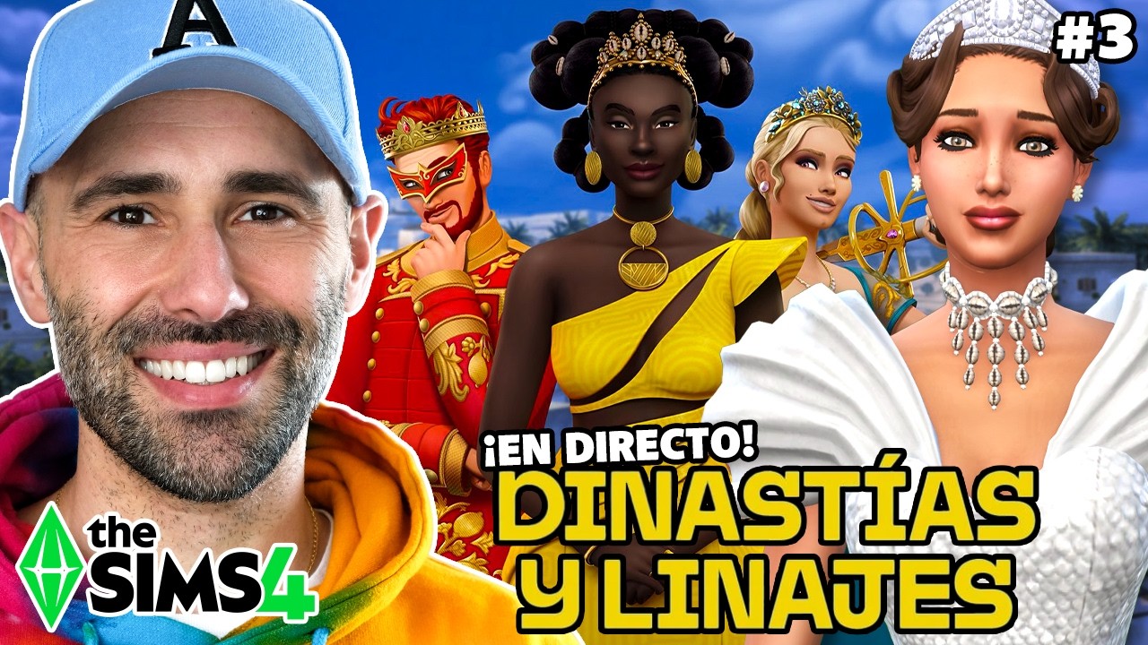 ¡JUGAMOS a Los Sims 4 DINASTÍAS Y LINAJES en DIRECTO! Ep. 3 ⚔️ Gameplay en español