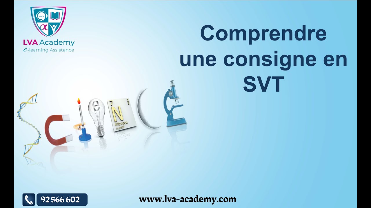 ✅ Science | Comprendre une consigne en SVT - 1ère année au Bac