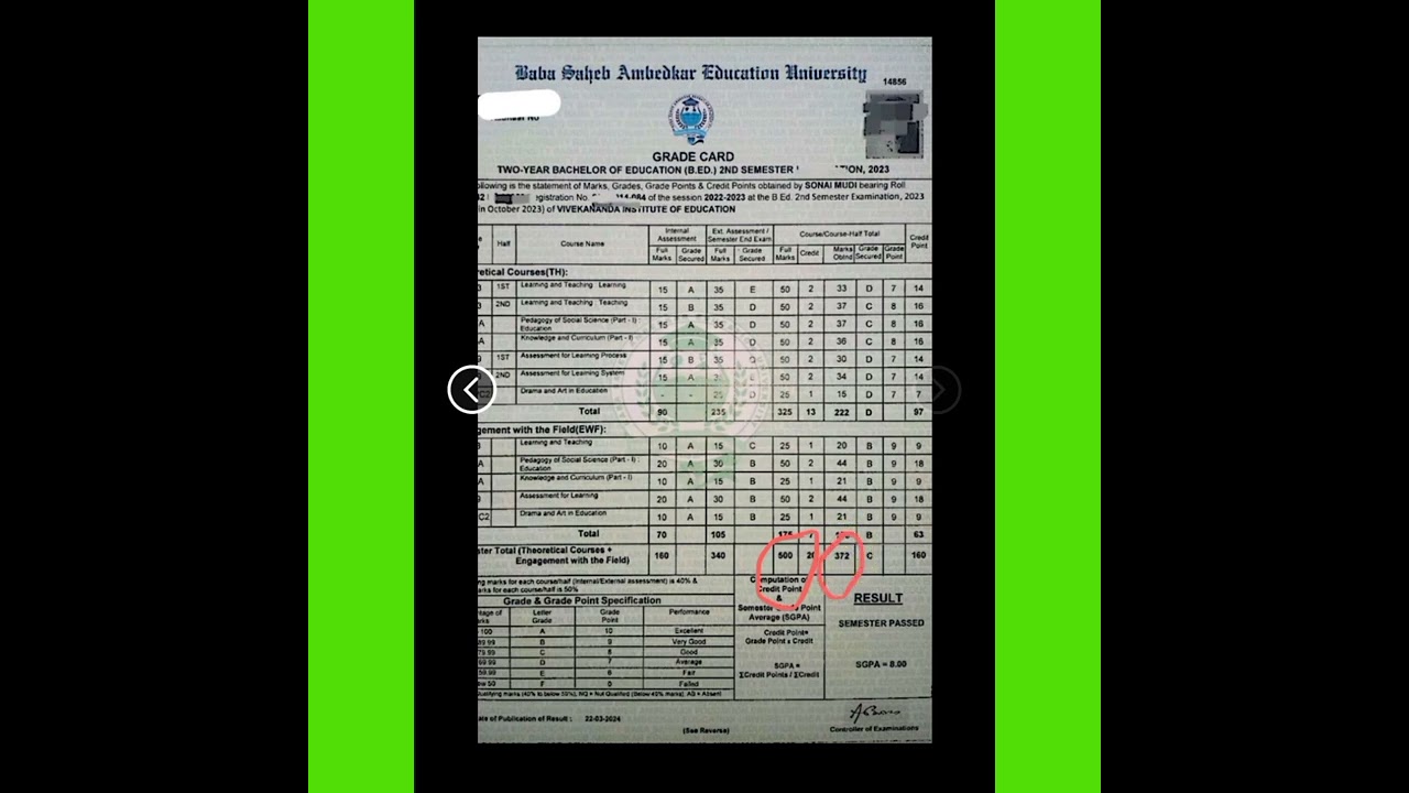 BSAEU এর Marks Calculation নিয়ম।   সঠিক নিয়মে Scholarship  করুন।