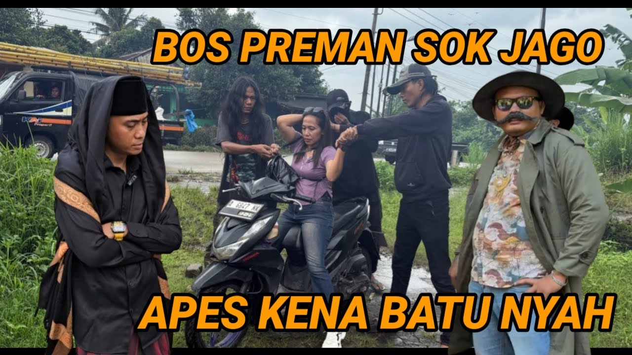 BOS PREMAN SOK JAGO NEKAT MALAK DI JALAN RAYA APES KENA MENTAL NANGIS