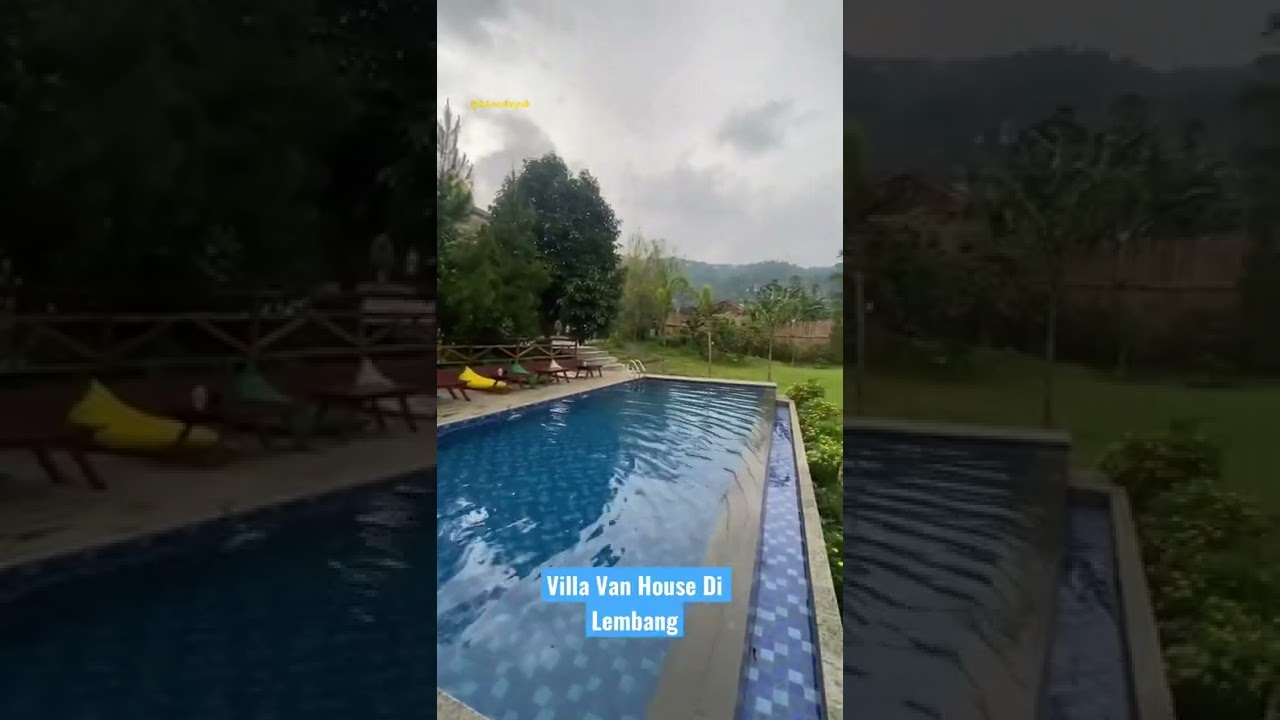 Rekomendasi Villa Tercantik Di Cikole Lembang Bandung, Villa Van House Keren Banget Suasananya.