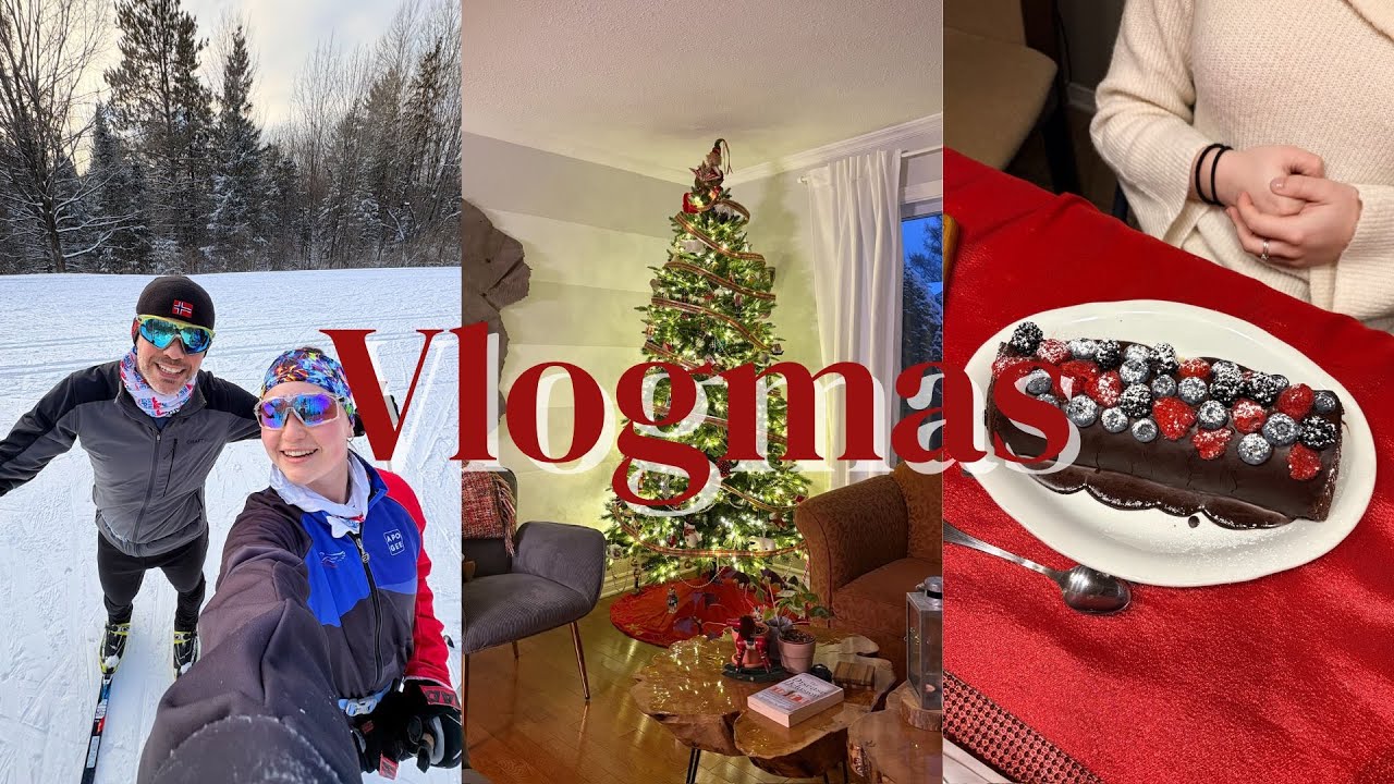 Vlogmas d'une étudiante pendant le temps des fêtes 🥰🎉🍾