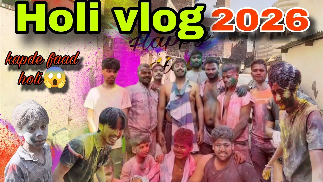 “Unexpected Holi Plan Ban Gaya 😱 | Holi Vlog 2026”