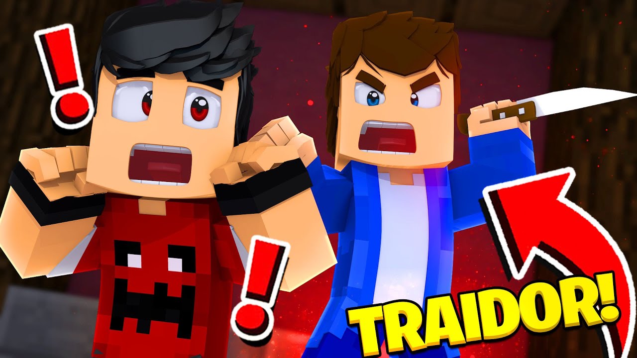Minecraft: MEU AMIGO É O ASSASSINO!? - TRAIDOR ‹‹ P3DRU ››