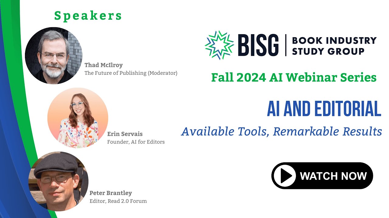 AI and Editorial: Available Tools, Remarkable Results
