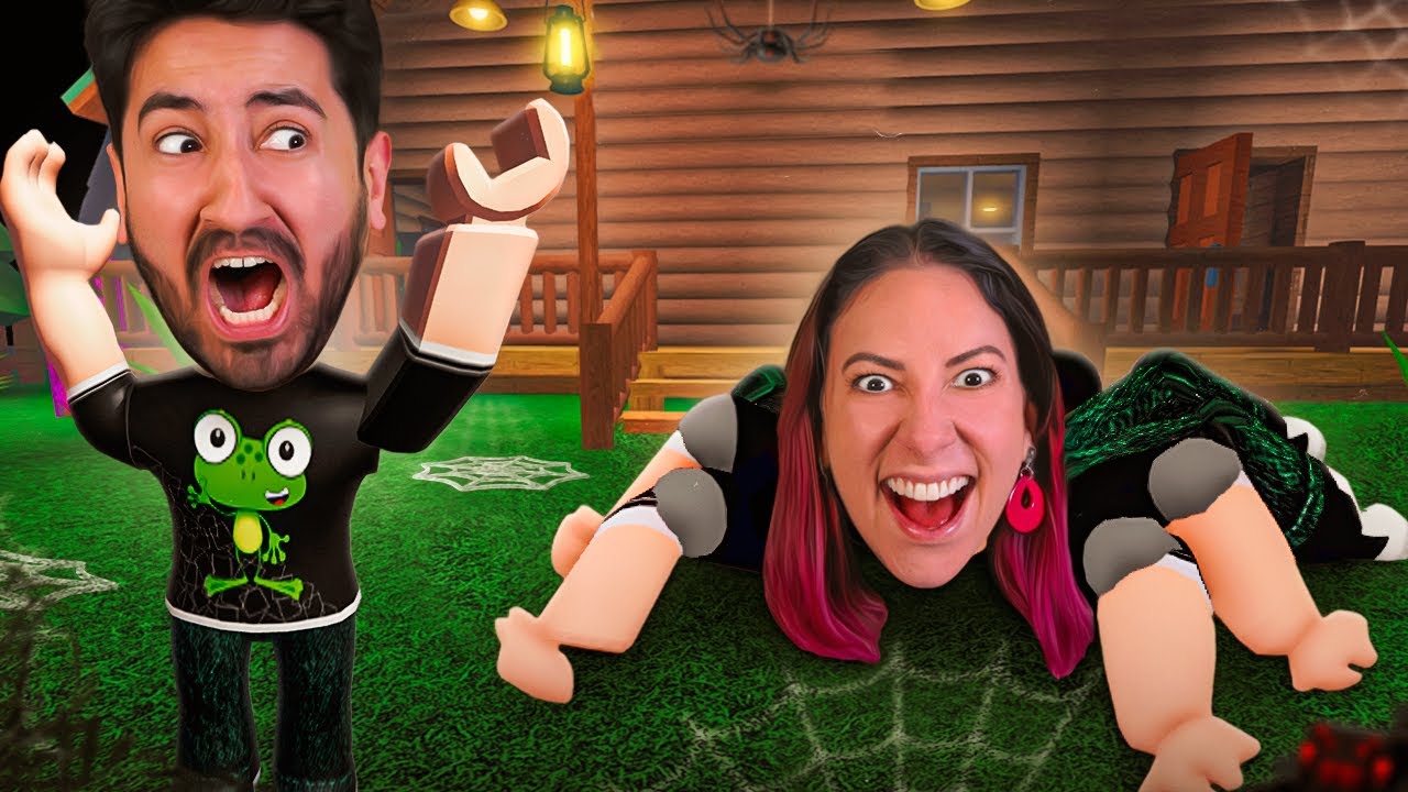 Ela Virou Uma Aranha Traiçoeira no Spider Roblox