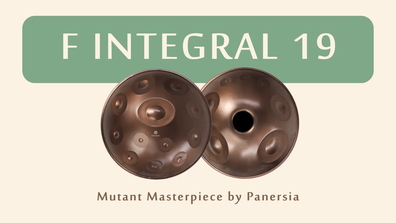 F Integral Handpan &ndash; 19 Notes | Mutant Masterpiece by Panersia