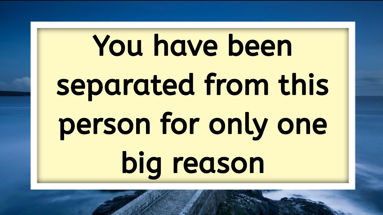 💌God Message Today | You have been separated from this person...@GodsMercy1111 #godmessage #god