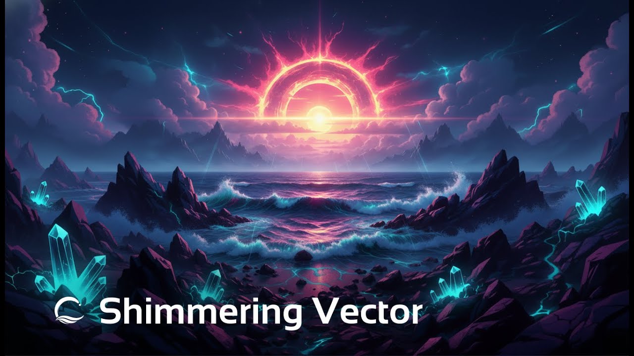 Shimmering Vector — Rhythmic Electronic Music for Movement & Active Focus