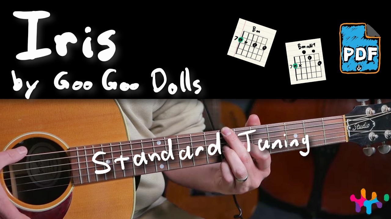 Iris Guitar Tutorial // Goo Goo Dolls [Standard Tuning]