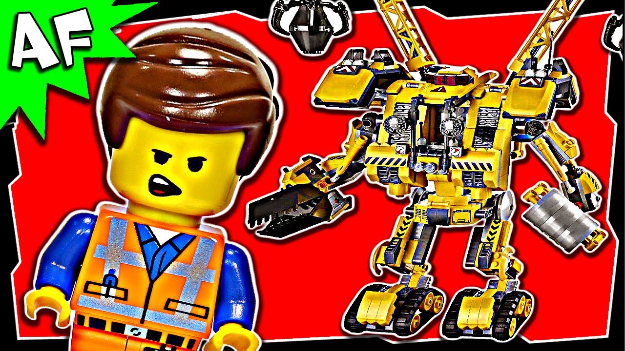 Lego Movie Emmet's CONSTRUCTO MECH 70814 Stop Motion Review