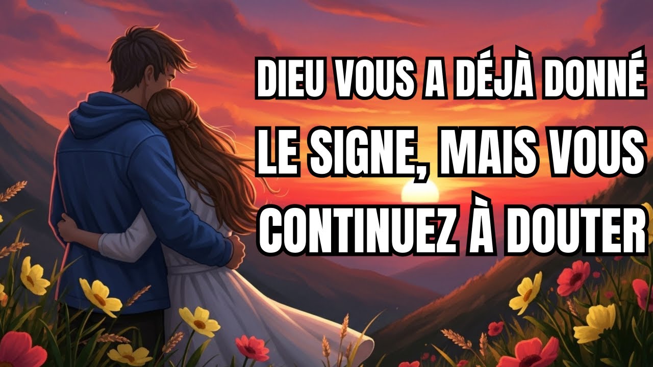 DIEU TE DIT : CESSE DE DOUTER, J’AI DÉJÀ CONFIRMÉ CETTE PERSONNE EST POUR TOI