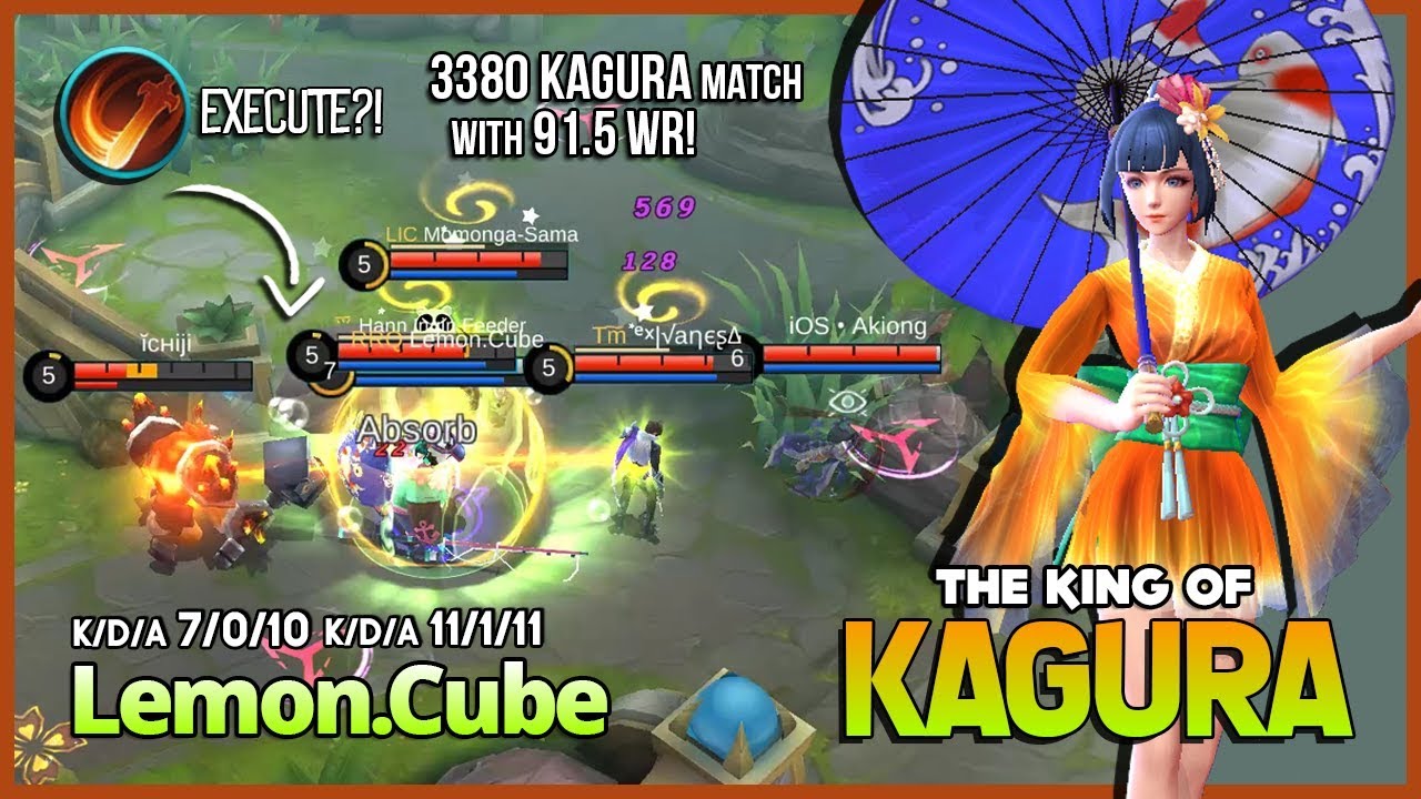 Kagura with Execute Spell?! King of Kagura RRQ`Lemon Brutal Gameplay is Back! ~ MLBB