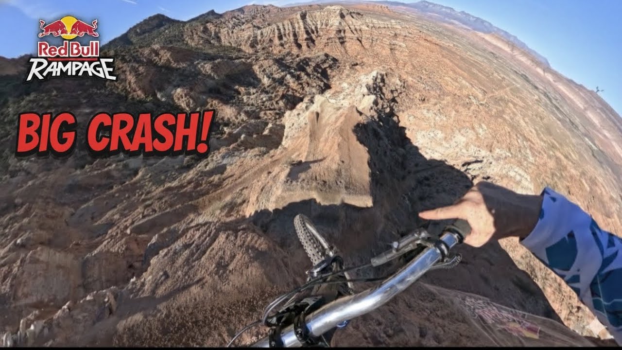 POV: Luke Whitlock’s 2025 RedBull Rampage Run 1 — 360 Crash 