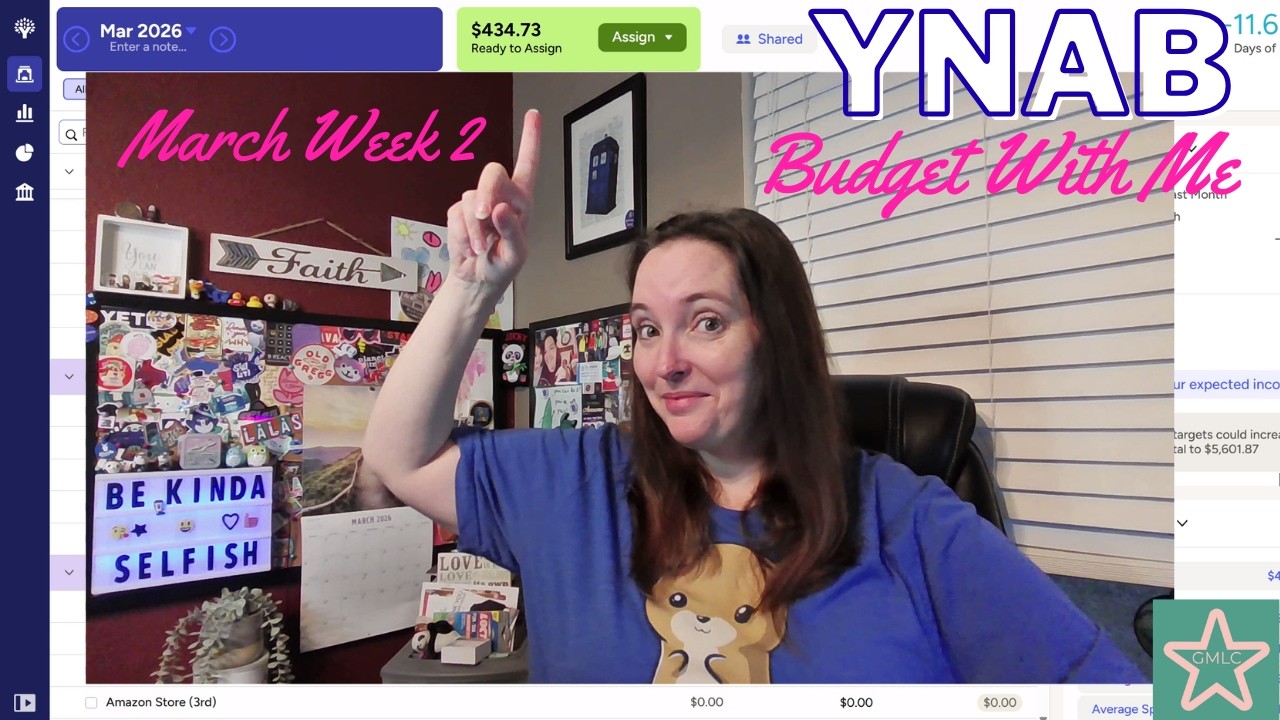 YNAB Budget With Me | March Week 2 2026
