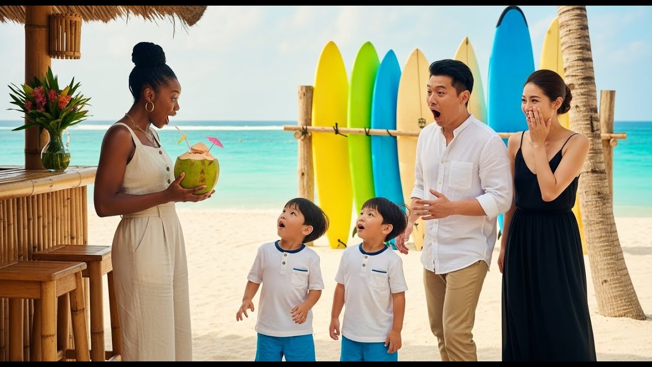 At the Beach With His Fiancée, the Korean Billionaire CEO Turns Pale After Seeing His Ex With Twins