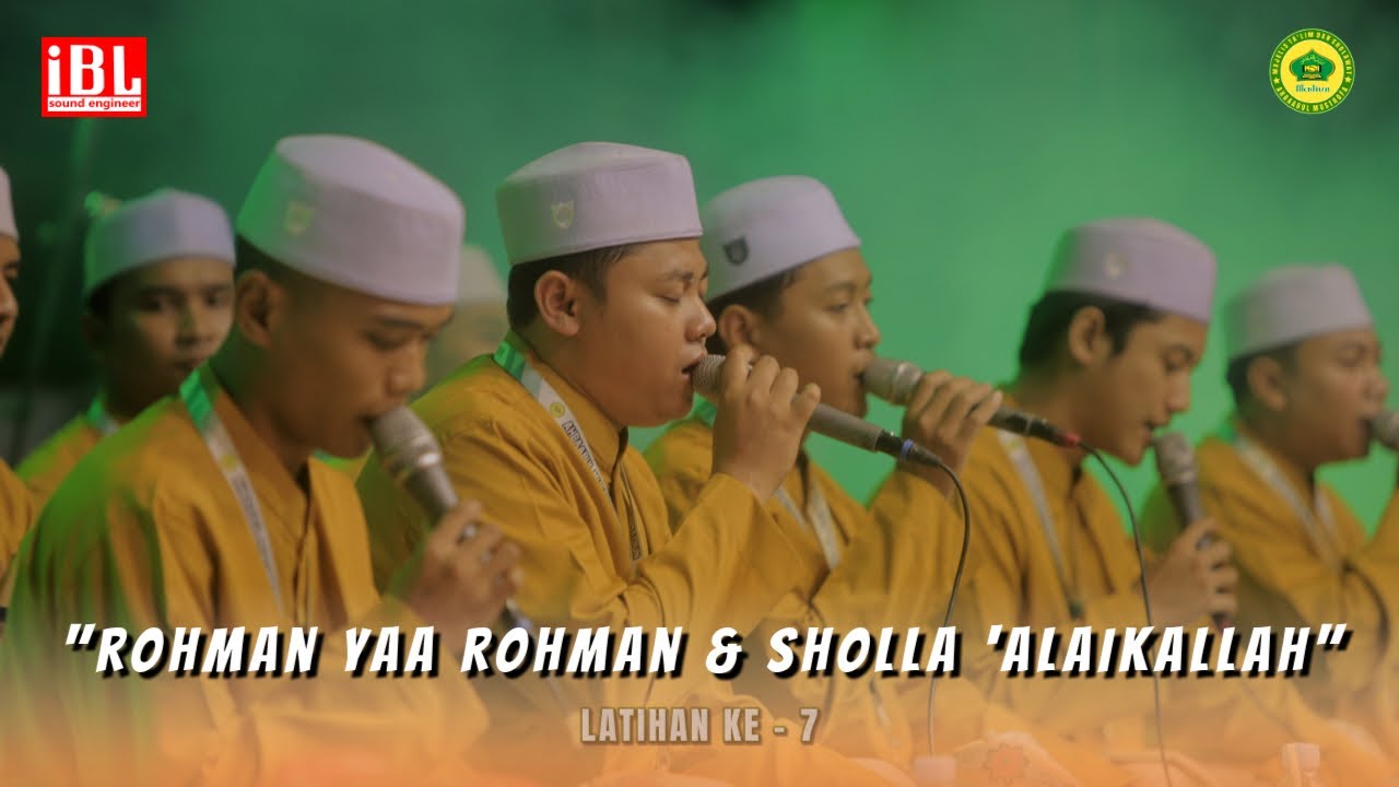 ROHMAN YAA ROHMAN & SHOLLA 'ALAIKALLAH   |  Hadrah Ahbaabul Musthofa Madiun