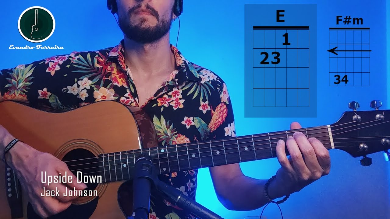 Como tocar Upside Down do Jack Johnson (Play Along)